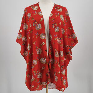 Boho Flowy lightweight open-front Crochet cover-up Gypsy Southern Cowgirl XL